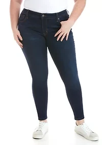 Plus Mid Rise Skinny Jeans