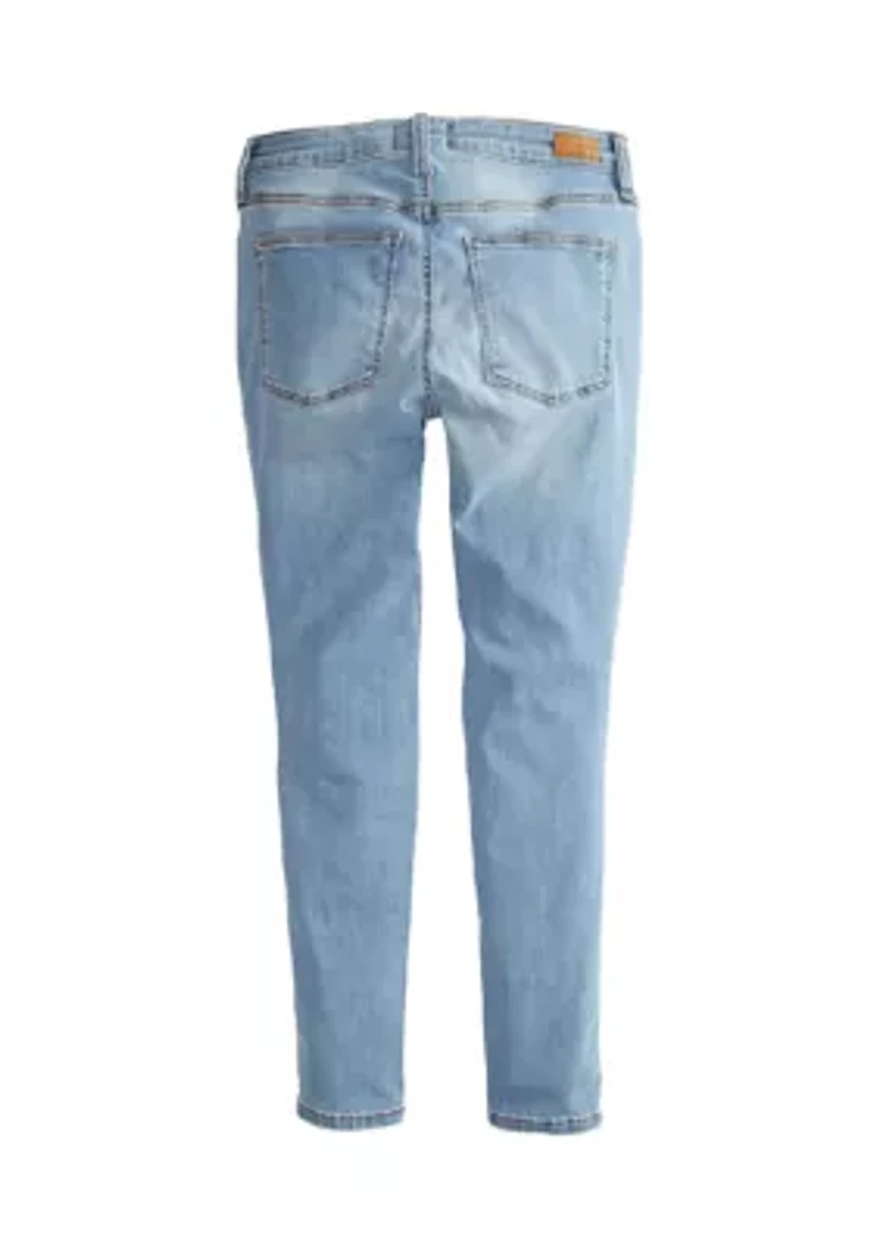Petite Mid Rise Skinny Jeans