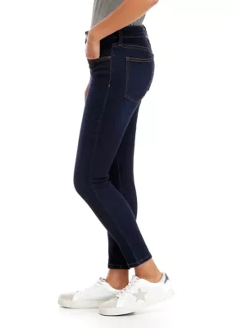 Petite Mid Rise Skinny Jeans