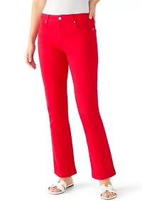 Women's Mid Rise Straight Leg Jeans