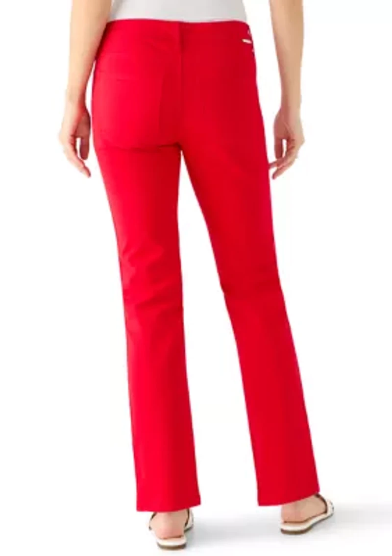 Women's Mid Rise Straight Leg Jeans