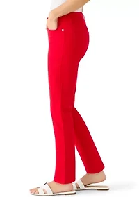 Women's Mid Rise Straight Leg Jeans