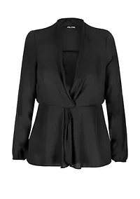 Plus Size Knot Front Top 