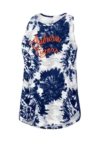 NCAA Auburn Tigers Tie Dye Graphic Tank