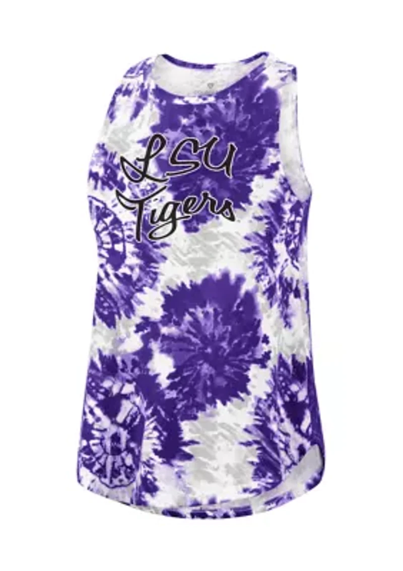 NCAA LSU Tigers Tie Dye Graphic Tank