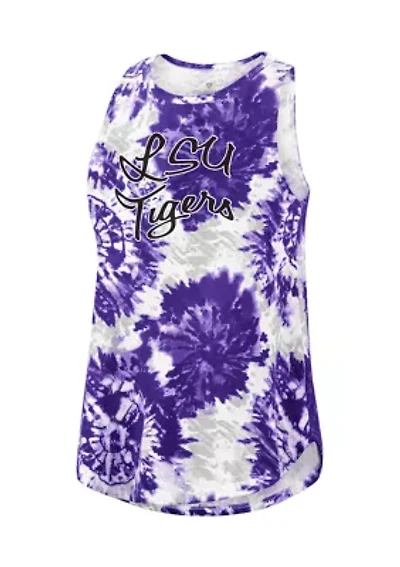NCAA LSU Tigers Tie Dye Graphic Tank
