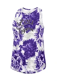 NCAA LSU Tigers Tie Dye Graphic Tank