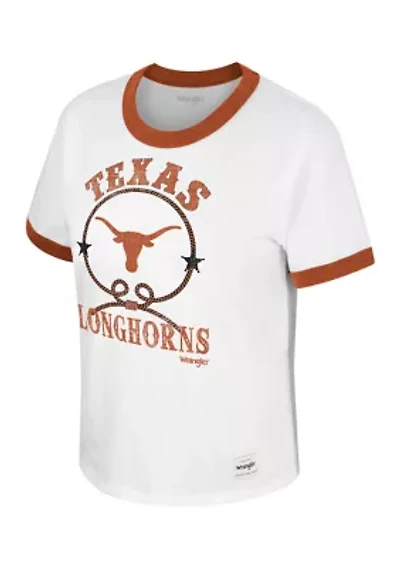 Women's NCAA Texas Longhorns Distressed Graphic T-Shirt