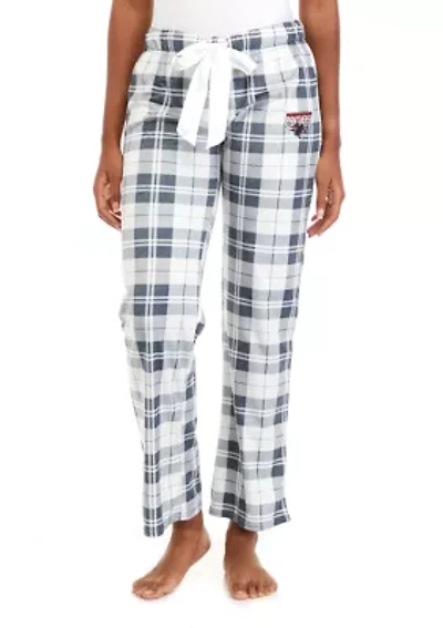 HBCU  Clark Atlanta Panthers Plaid Fleece Pajama Pants