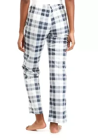 HBCU  Clark Atlanta Panthers Plaid Fleece Pajama Pants