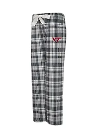 NCAA Virginia Tech Hokies Lapse Plaid Silky Fleece Pants