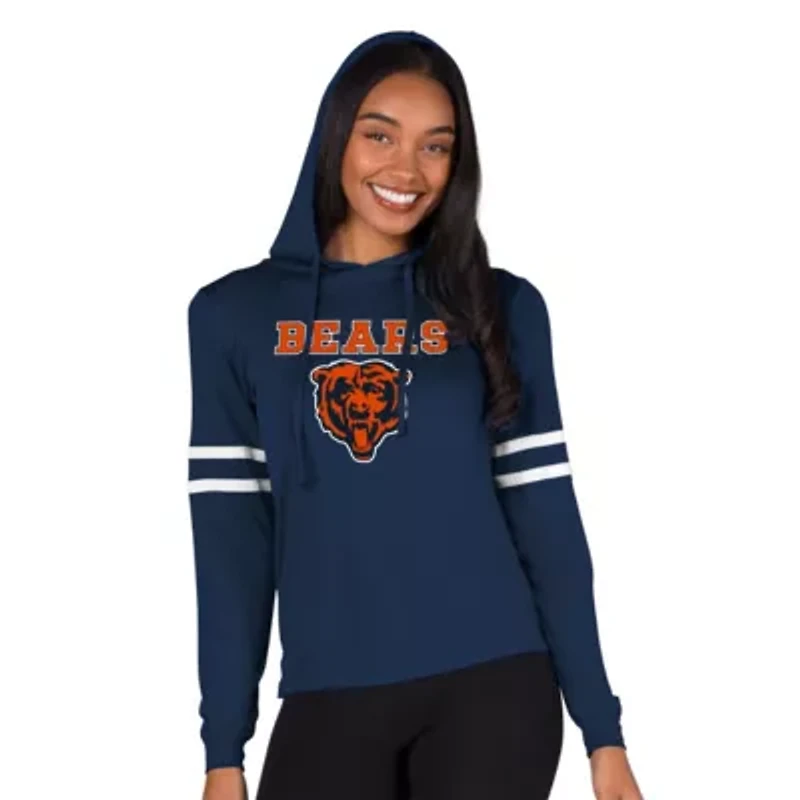 NFL Marathon Ladies Chicago Bears Knit L/S Hoodie