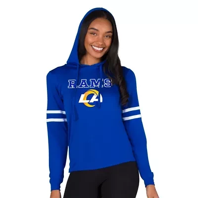 NFL Marathon Ladies Los Angeles Rams Knit L/S Hoodie