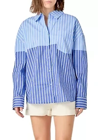 Colorblock Stripe Shirt