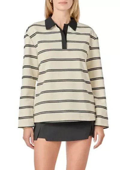 STRIPED POLO SHIRT