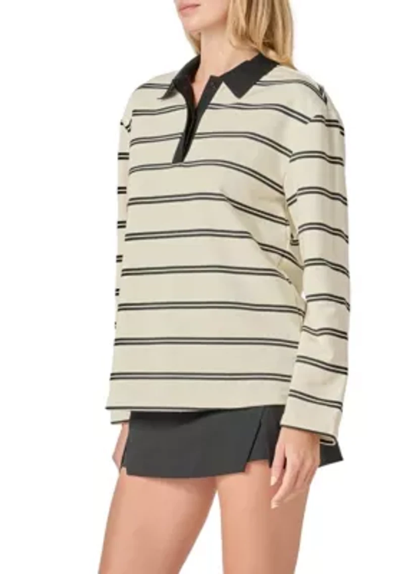 STRIPED POLO SHIRT