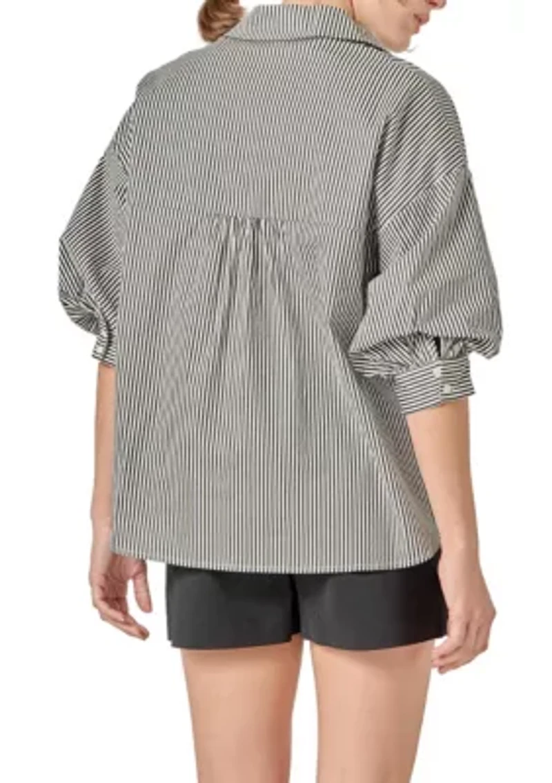 Striped Button Down Shirt