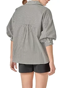 Striped Button Down Shirt