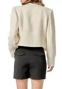 SCALLOP 3D WOVEN JACKET