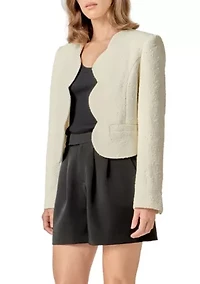 SCALLOP 3D WOVEN JACKET