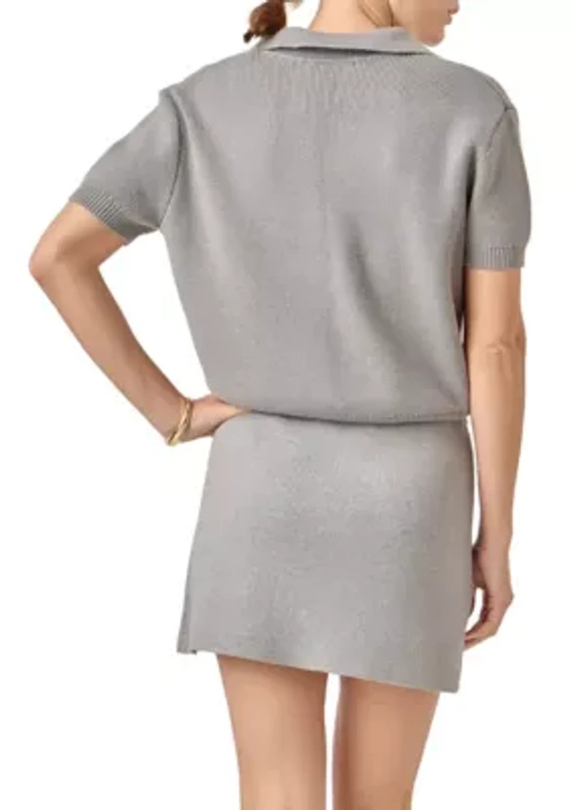 POLO KNIT SHORT SLEEVES TOP