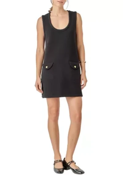 SLEEVELESS KNIT MINI DRESS