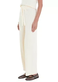 Cable Knit Long Pants