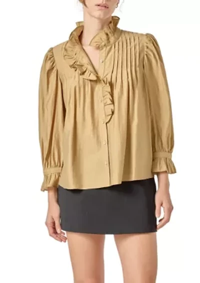 RUFFLE DETAILED BLOUSE