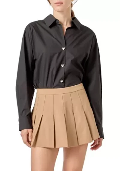 OVERSIZE COLLARED SHIRT