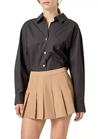OVERSIZE COLLARED SHIRT