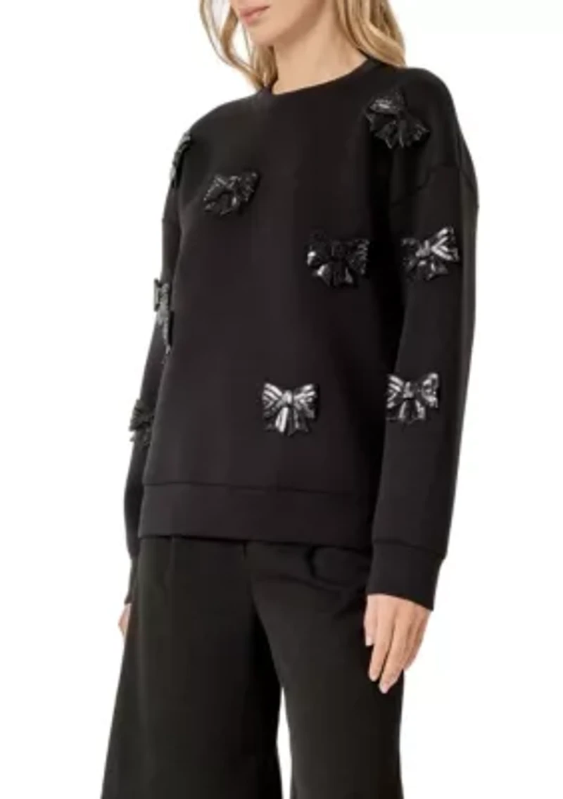 PEARL BOW SCUBA SWEATSHIRT