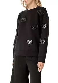 PEARL BOW SCUBA SWEATSHIRT