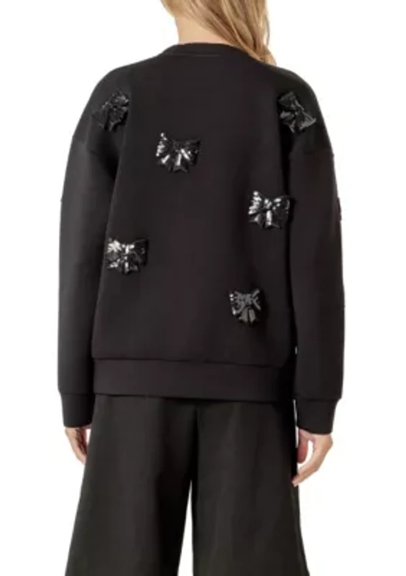 PEARL BOW SCUBA SWEATSHIRT