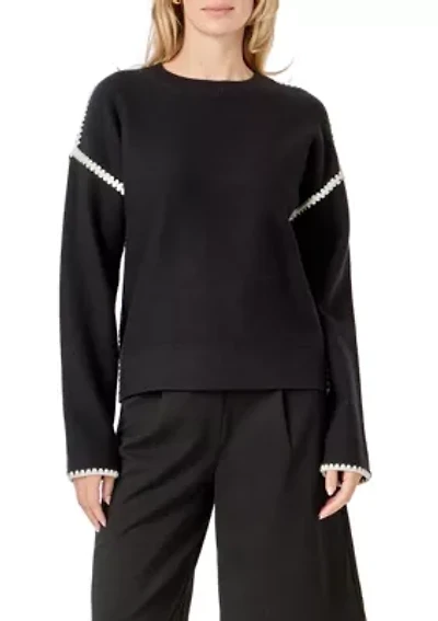 Embroidery Detailed Sweater