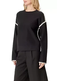 Embroidery Detailed Sweater