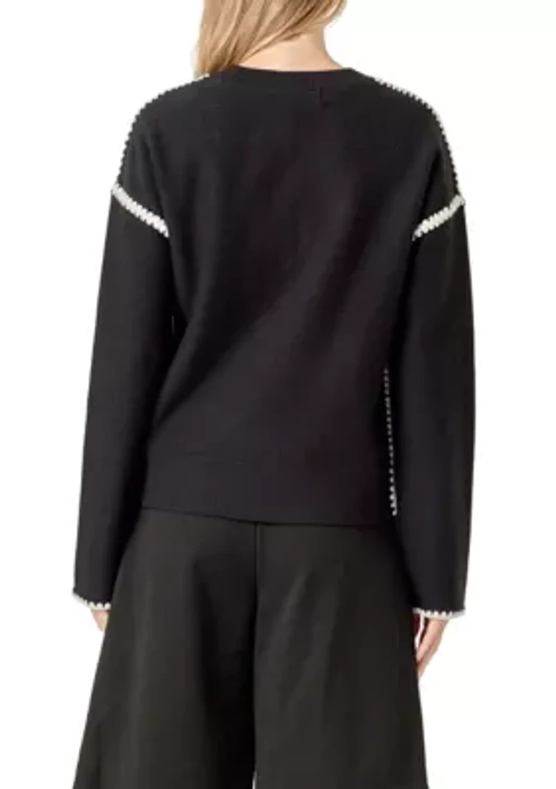 Embroidery Detailed Sweater