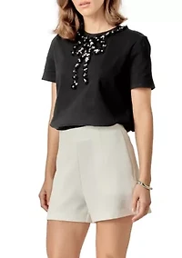 Bow Bead Detail Top