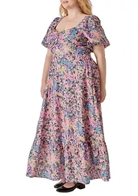 Open Back Tie Maxi Dress