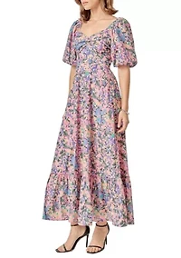 Open Back Tie Maxi Dress