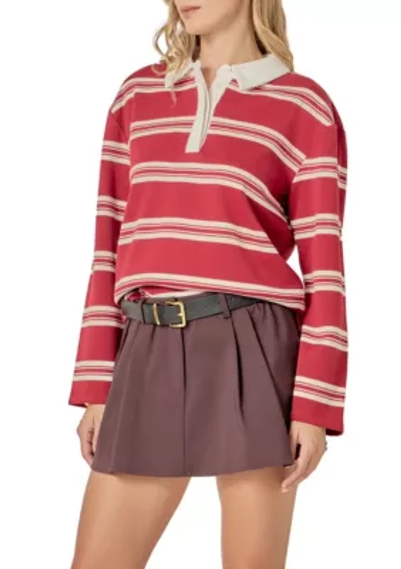 STRIPED POLO SHIRT