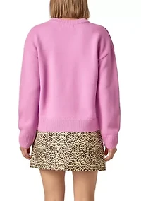 Glitter Lettering Sweater