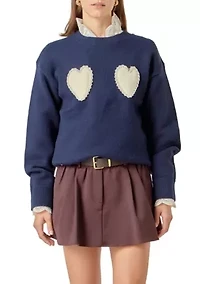 Pearl Heart Sweater