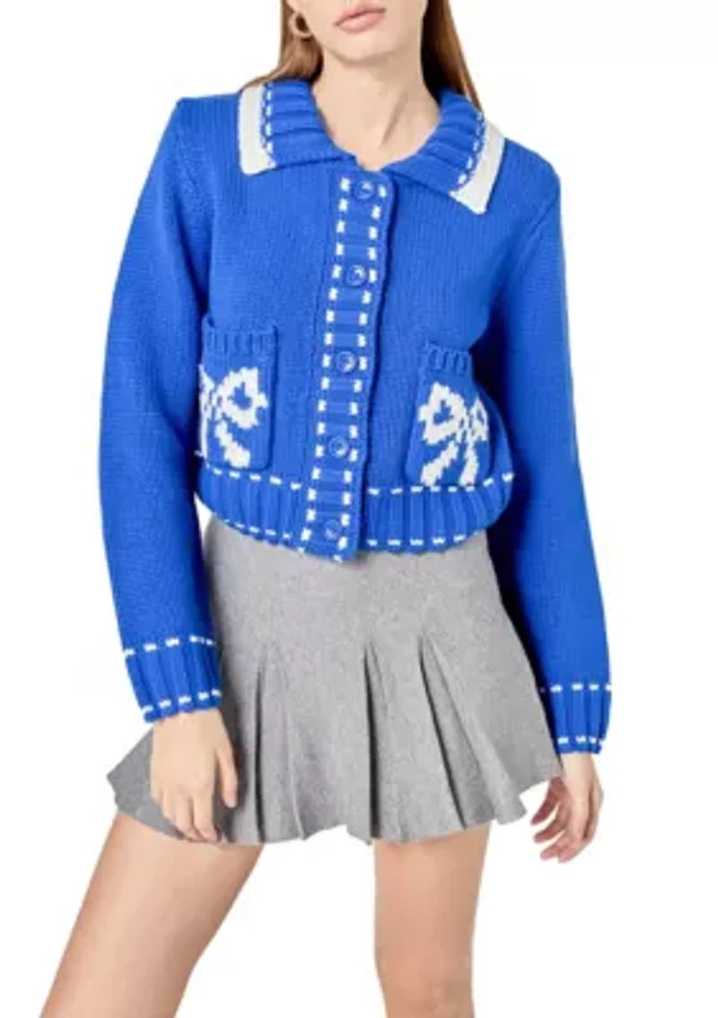 BOW CARDIGAN