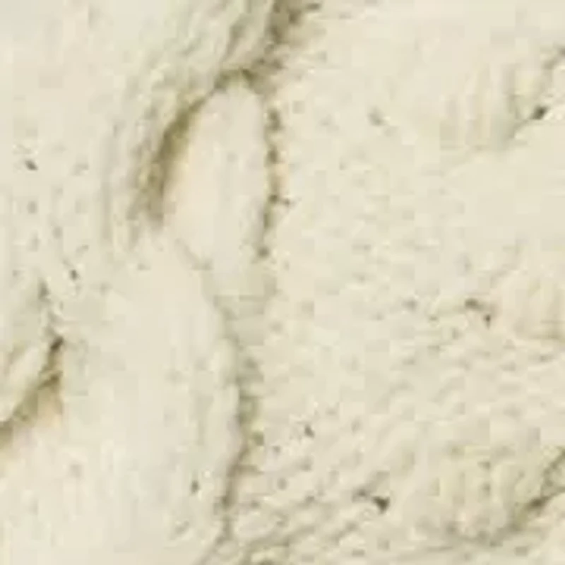 CABLE KNIT CARDIGAN WITH FLOWER DETAIL