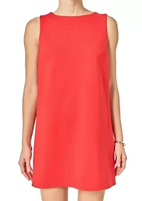 BOW DETAILED SLEEVELESS STRETCHY DRESS