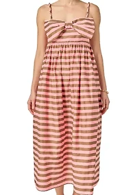 Striped Midi Dress