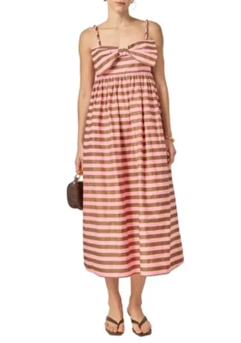 Striped Midi Dress