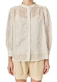 Heart Trim Blouse