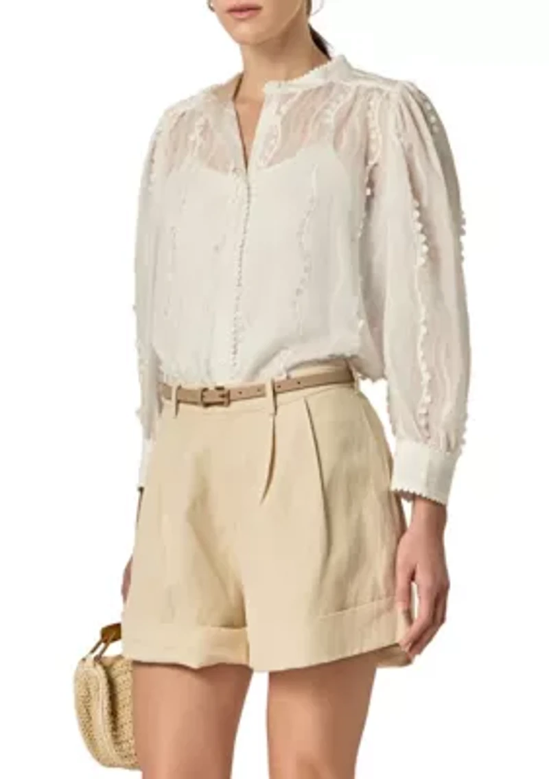 Heart Trim Blouse
