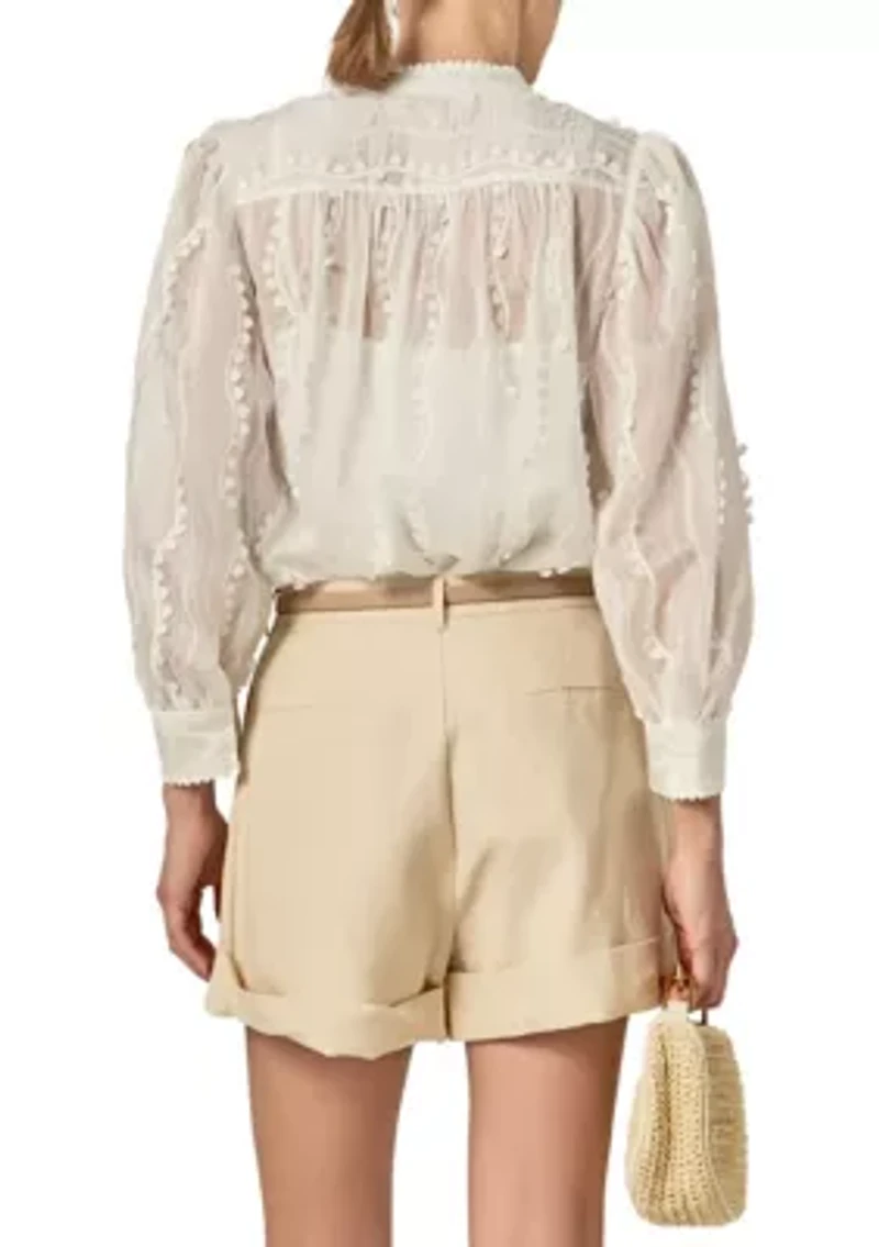 Heart Trim Blouse